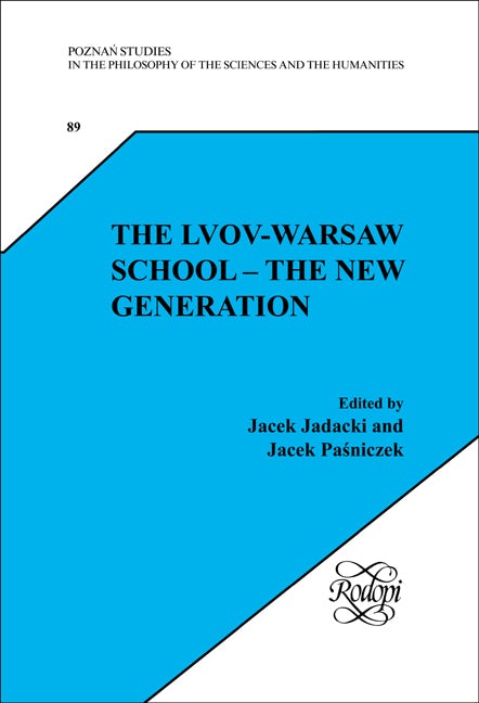 Book cover image for The Lvov-Warsaw School ISBN: 9789042020689